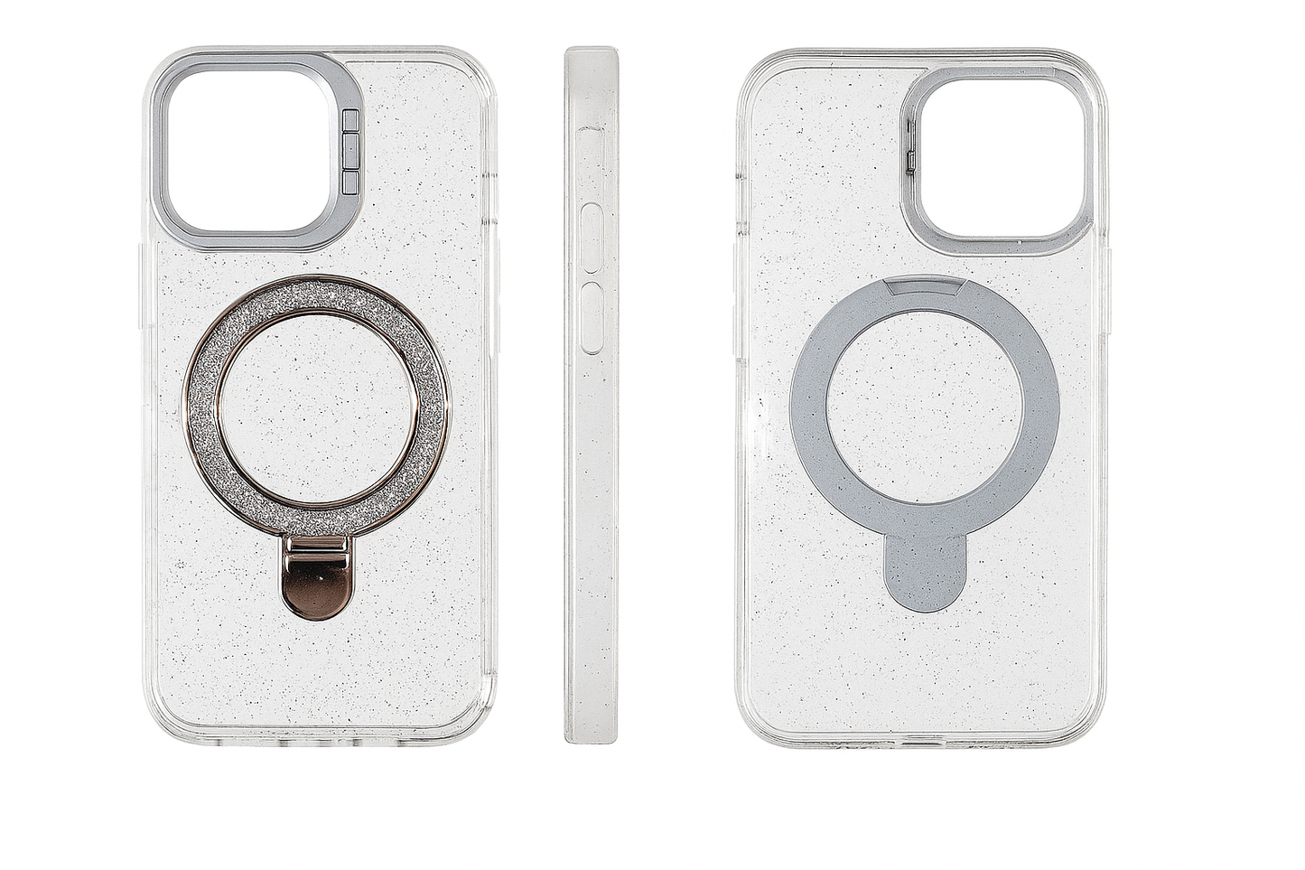 Crystal shell with glitter Girly MagSafe case - Colours available