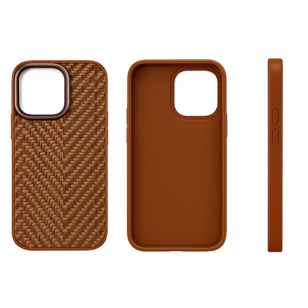 Sheep Wool Design Case with Metal Camera cut - Colours Available