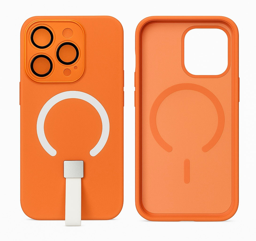 Smoked soft silicon with Magsafe & camera protection case - Colours Available