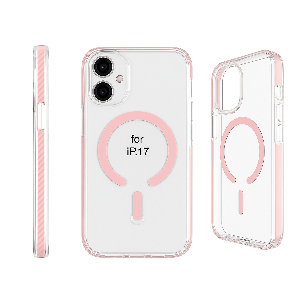 High Protection Polycarbonate Shell with Rubber bumpers & MagSafe case - Models /Colours Available