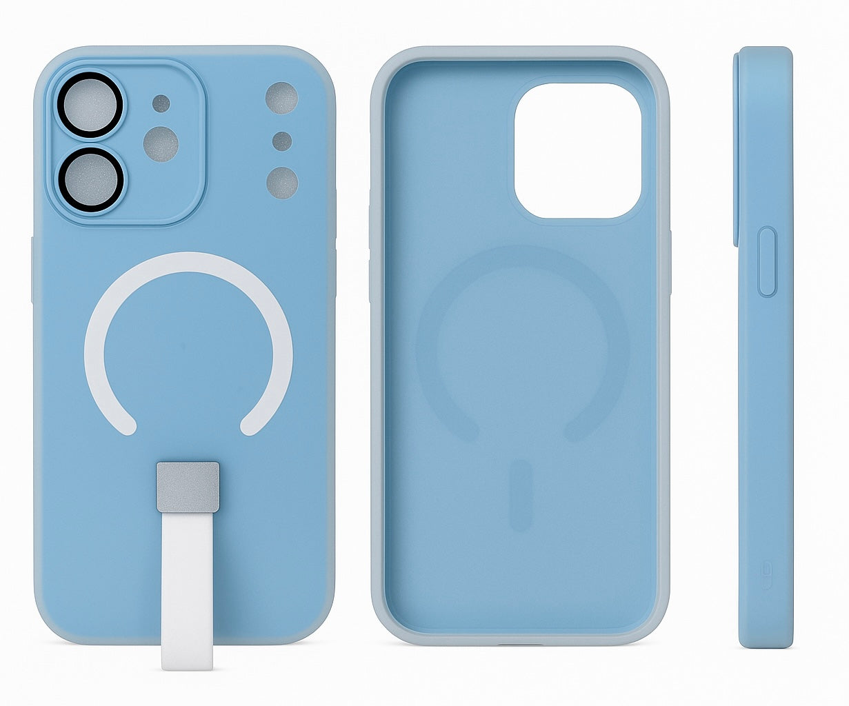 Smoked soft silicon with Magsafe & camera protection case - Colours Available