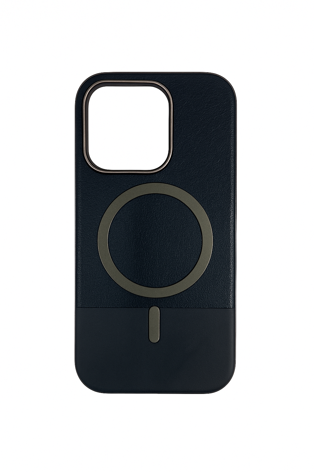 Dual Leather Metal Camera & MagSafe Case - Colours Available