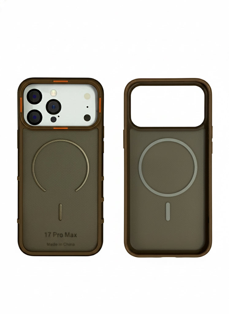 Honeycomb clear case with shell & Magsafe case