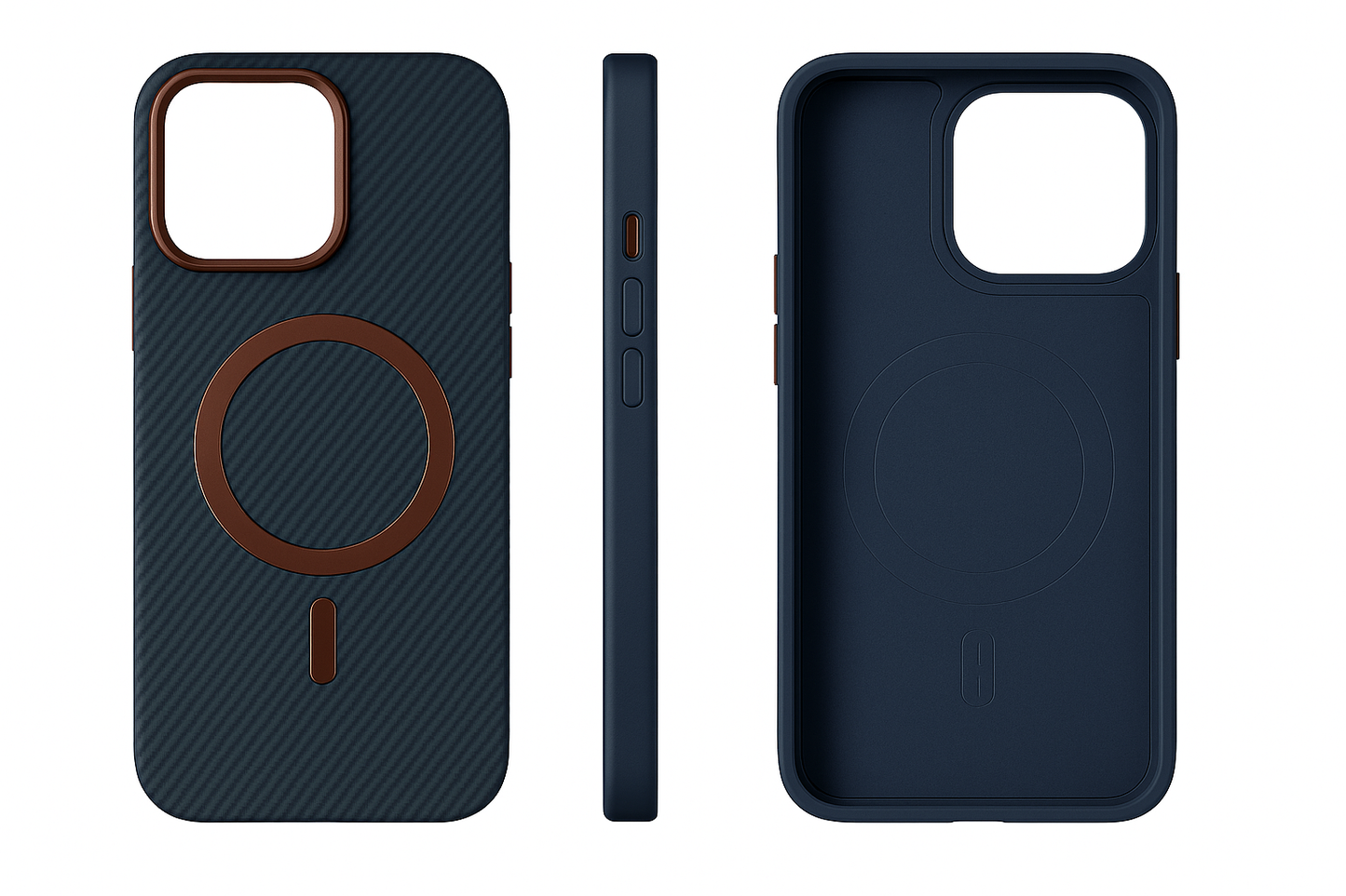 Ribbed Lining MagSafe compatible case - Colours Available