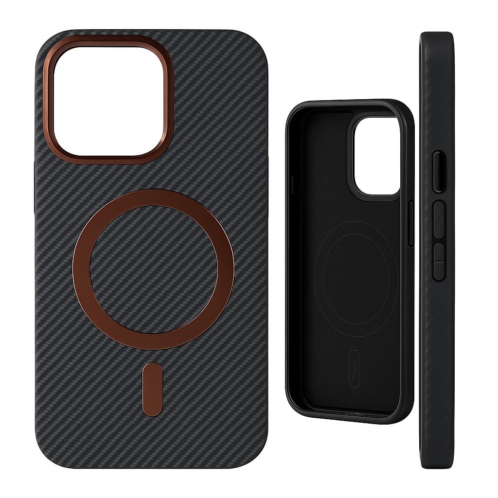 Ribbed Lining MagSafe compatible case - Colours Available