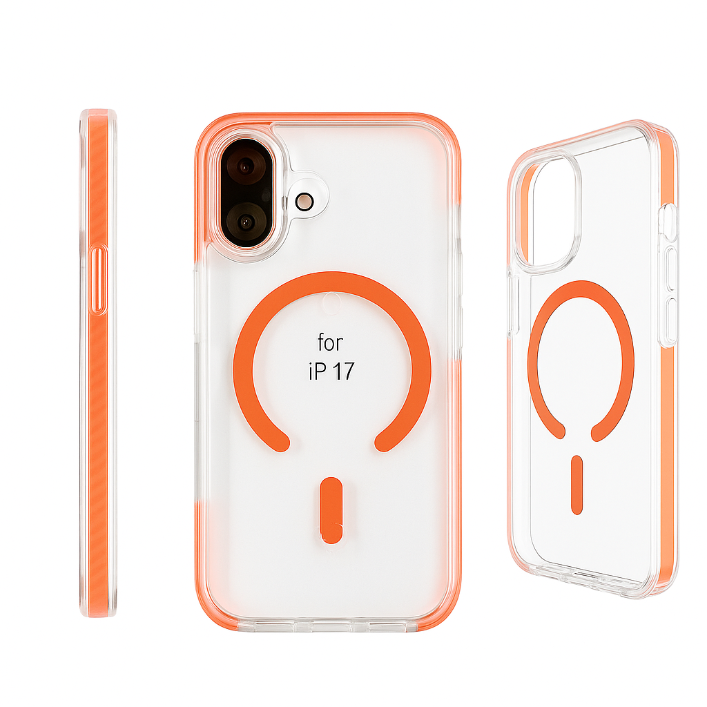 High Protection Polycarbonate Shell with Rubber bumpers & MagSafe case - Models /Colours Available