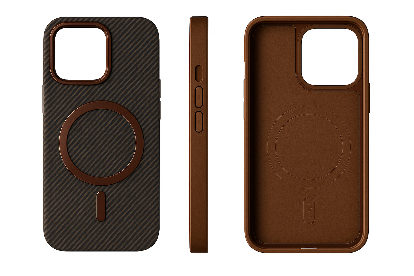 Ribbed Lining MagSafe compatible case - Colours Available