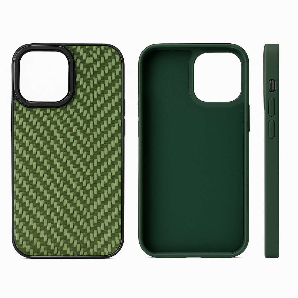 Sheep Wool Design Case with Metal Camera cut - Colours Available