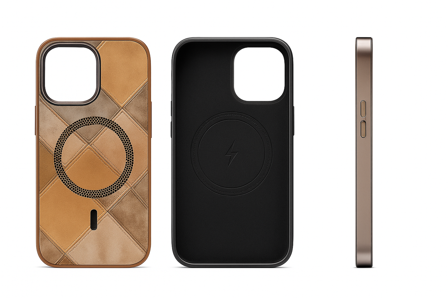 Dual Colour designer MagSafe metal frame case - Colours Available