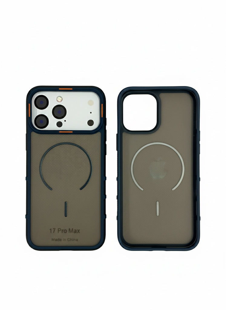 Honeycomb clear case with shell & Magsafe case