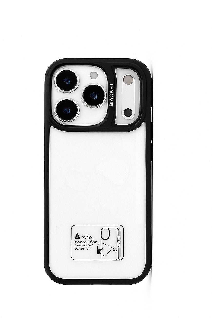 ClearCase with Camera stand & free lens protector - IPhone 17 Pro/ 17 Pro Max