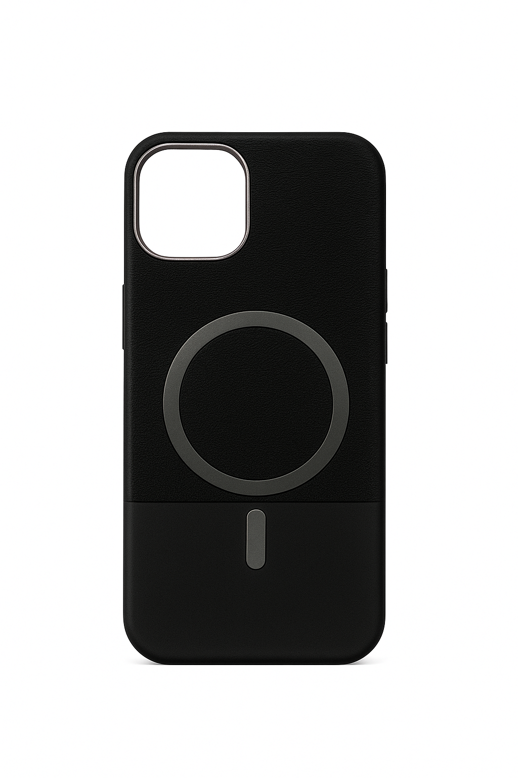 Dual Leather Metal Camera & MagSafe Case - Colours Available